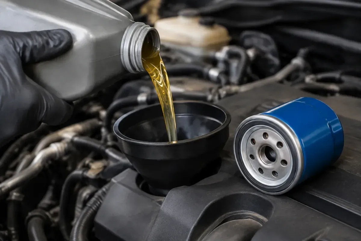 Oil Change Service at Thompson Lane Auto, Nashville, TN